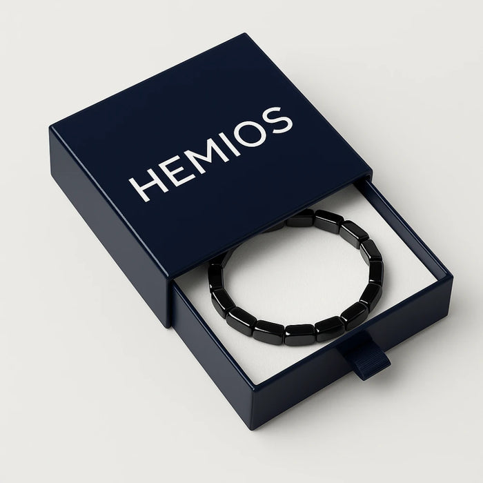 Hemios® Hematit Erkek Güç Bilekliği