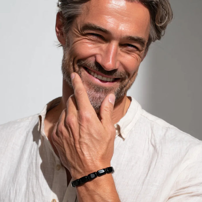 Hemios® Hematit Erkek Güç Bilekliği